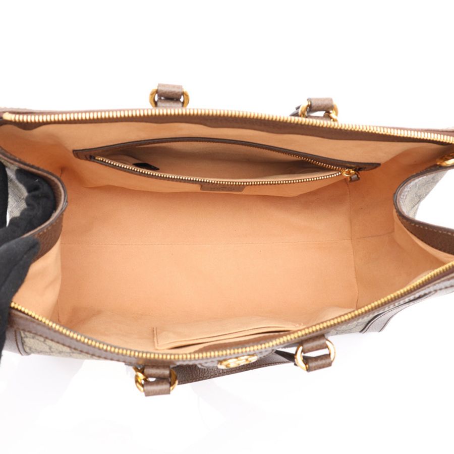Ophidia 兩用包 棕色 GG Supreme帆布【GUCCI 古馳】 524537-2