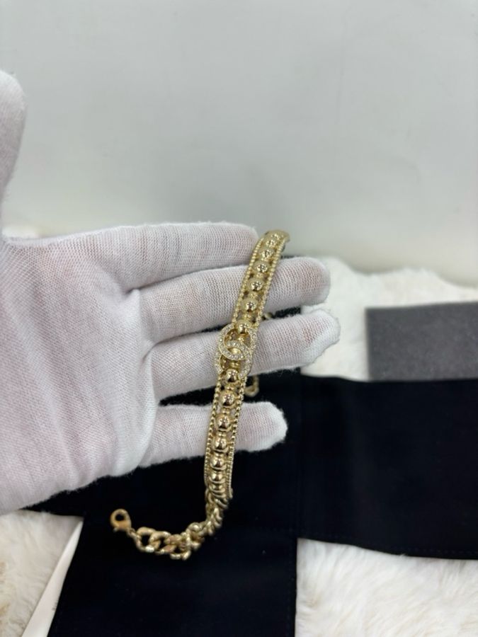 Chanel 22C水鑽字母雙C項鍊 choker-2