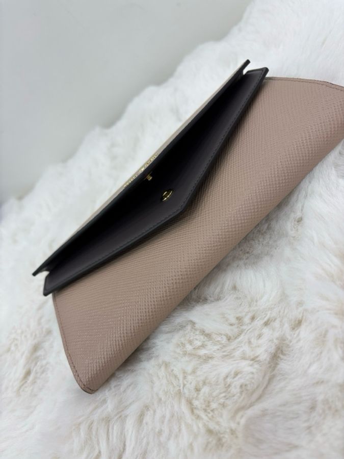 Prada 長款皮夾 雙層 99近閒置-4