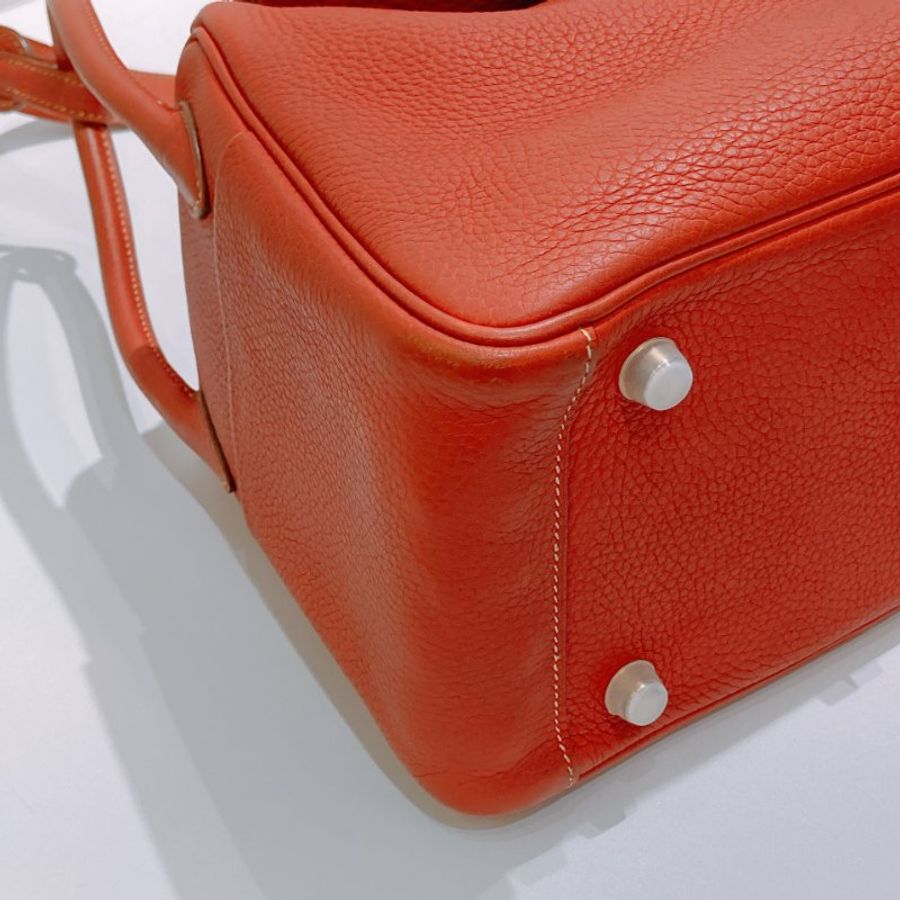 TW4924 Hermes 愛馬仕 單肩包 Lindy 26 三文魚色 金扣TC 9M Sanguine x GHW #Square O-5