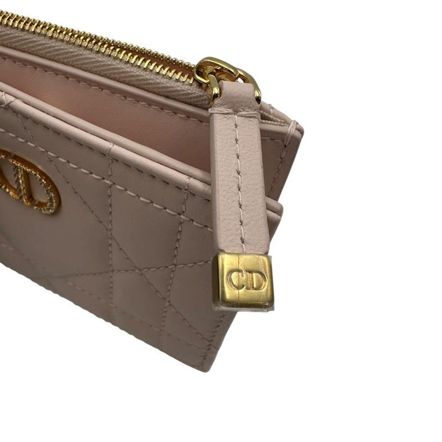 【美收精品】DIOR Caro Dahlia 錢包粉色短夾 C-691【隔月月中將轉賣至日本 上架期限30天】-12