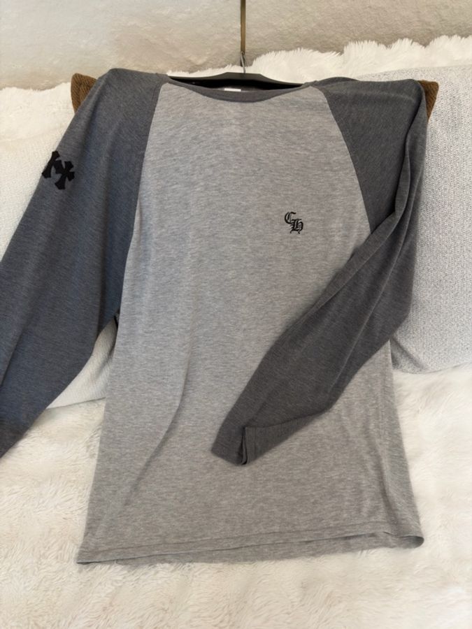 克羅心/ 3 Cross Patch Raglan Long Sleeve Tee-2