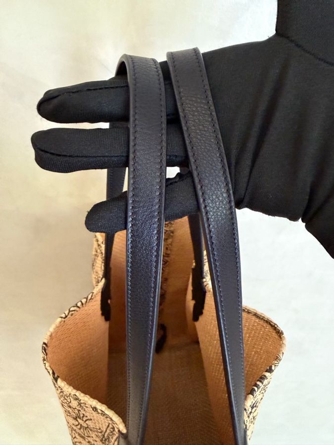 克羅心/ Large Beaches Bag 滿版圖騰編織海灘托特包-4