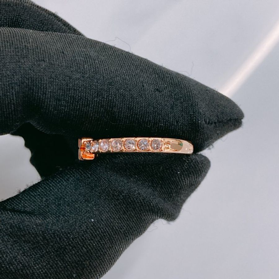 MS0777 Christian Dior 迪奧經典字連水晶戒指 Diorevolution Ring Size M / 54 Crystal x RGHW-9
