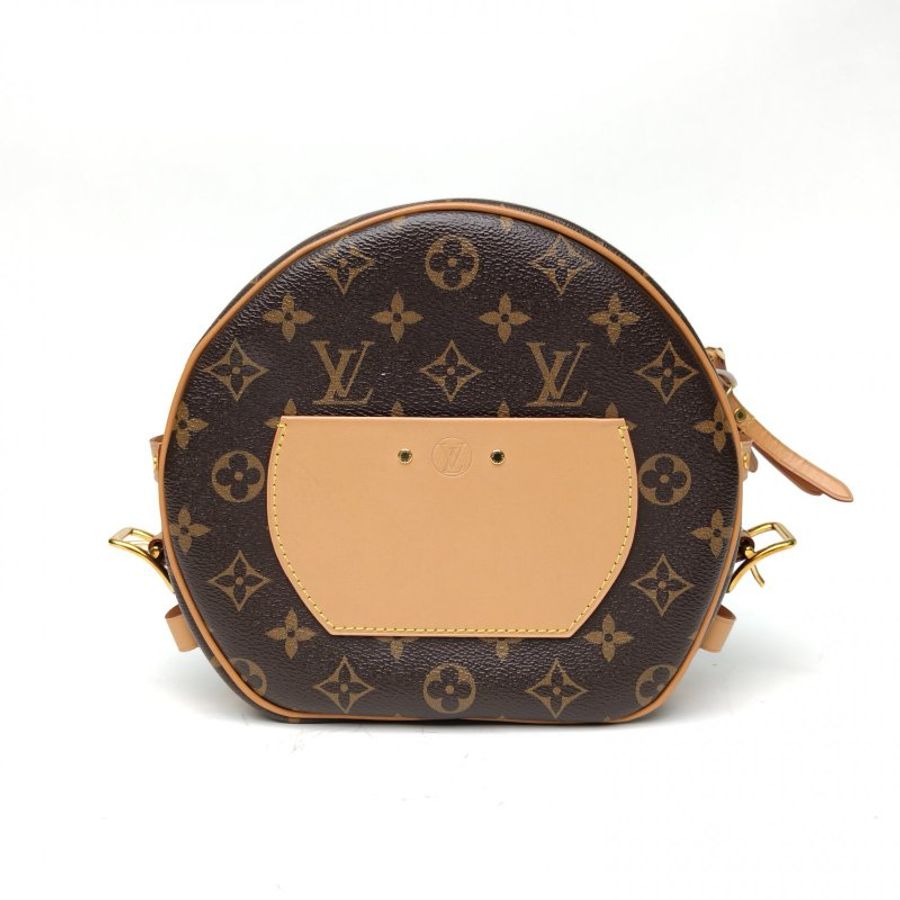 LOUIS VUITTON BOITECHAPEAUSOUPLE軟圓餅中號老花PVC肩背包-2