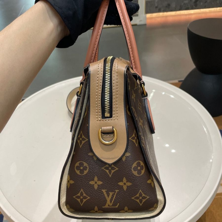LV路易威登Tuileries老花肩带款传奇单肩斜挎包34.5*24*14-20