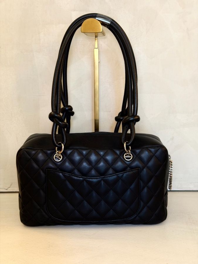 Chanel/ 康鵬保齡球手提包/ 黑-1