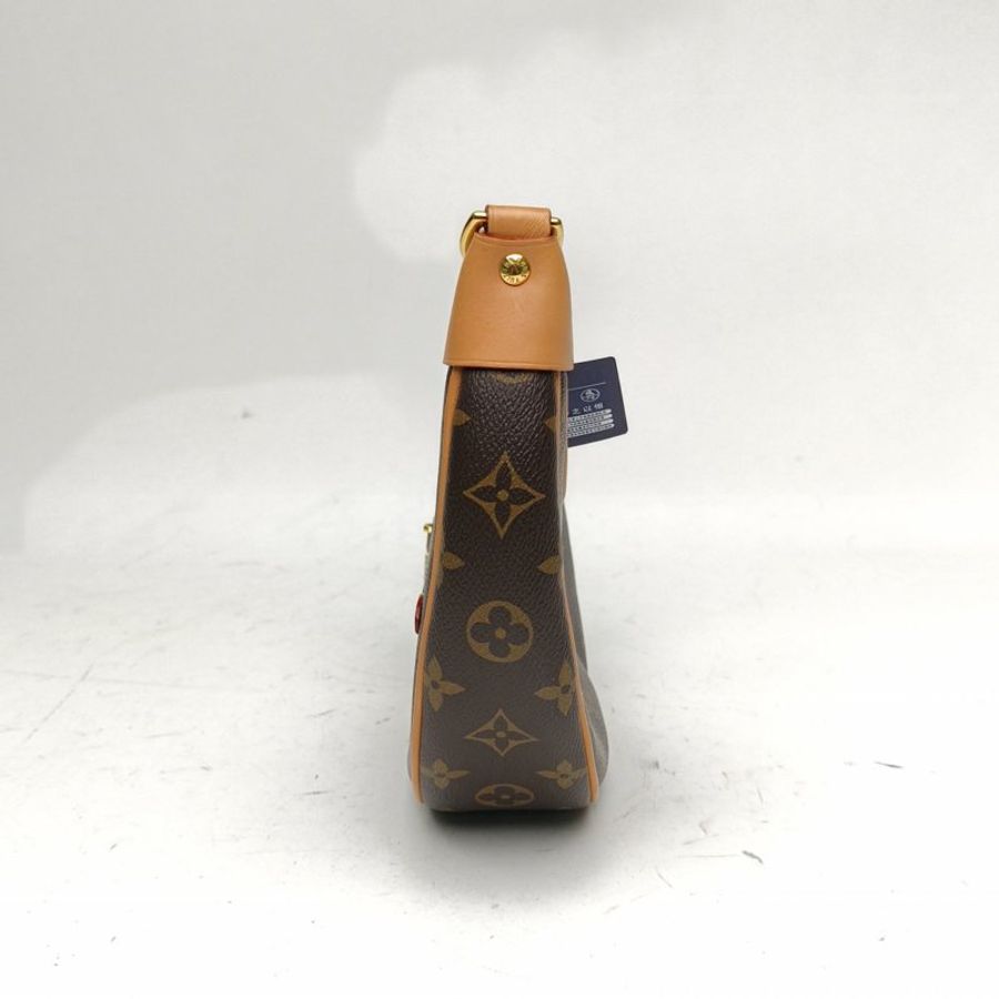 LOUIS VUITTON Loop豌豆包老花PVC金扣晶片肩背包-1