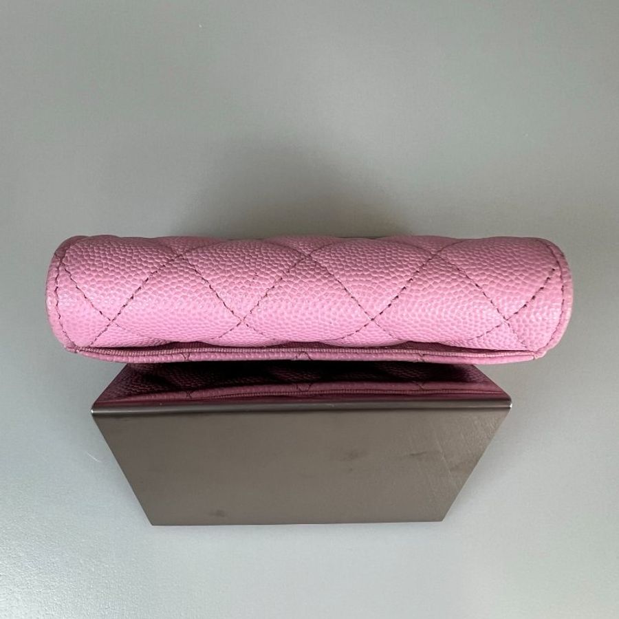 CHANEL CF卡包 荔枝粉 AP0214/晶片款-5