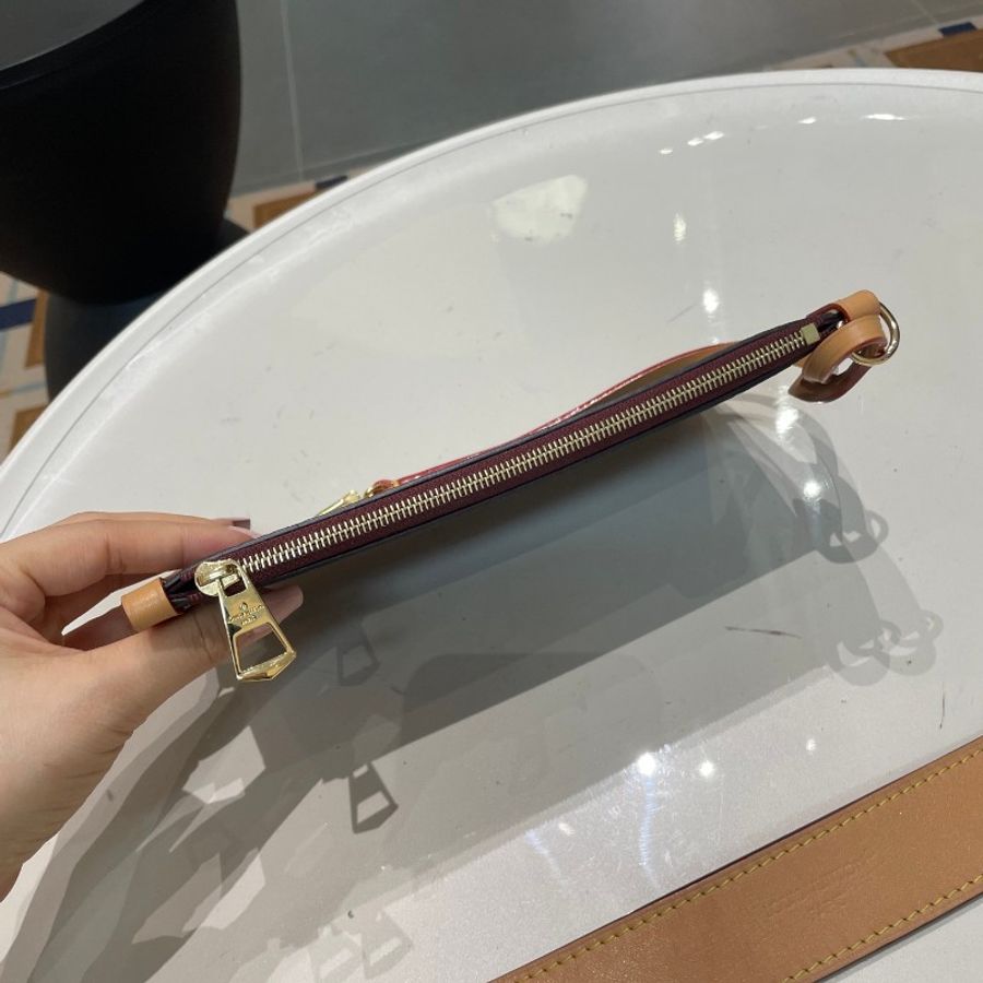芯片款LV路易威登Carryall老花小号子母包斜挎包29*24*12-19