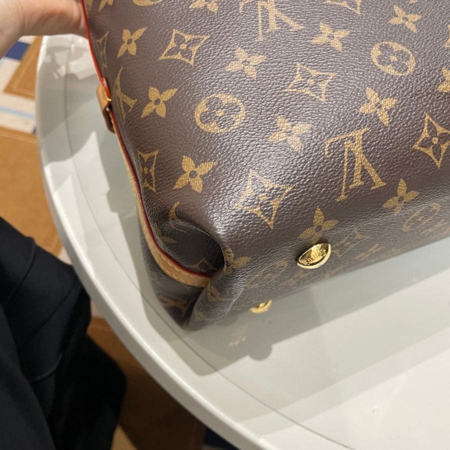 芯片款LV路易威登Carryall老花小号子母包斜挎包29*24*12-24