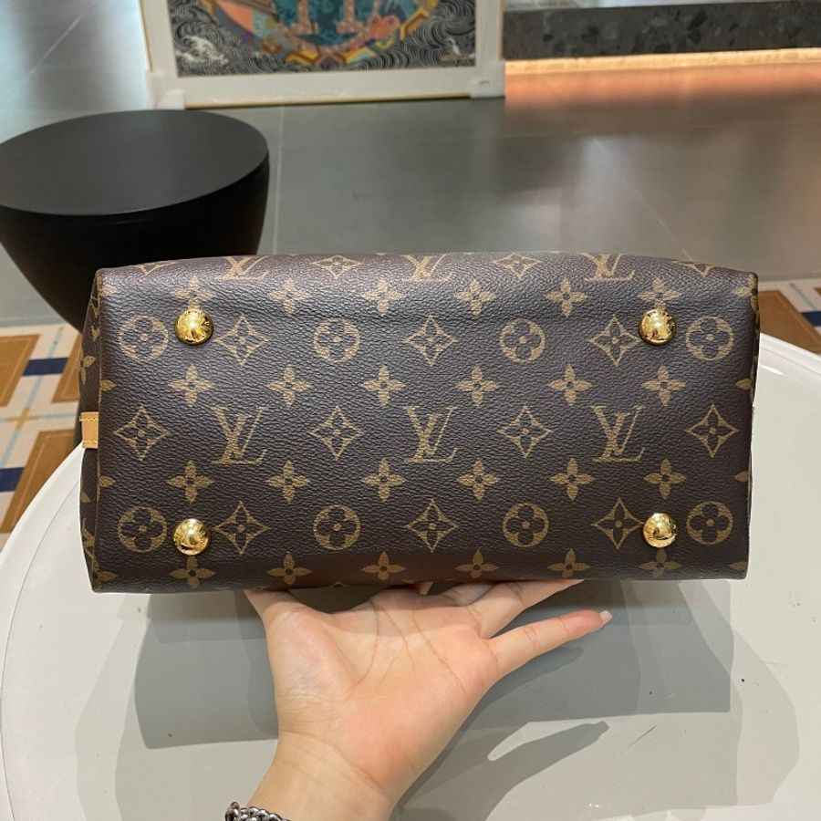 芯片款LV路易威登Carryall老花小号子母包斜挎包29*24*12-26