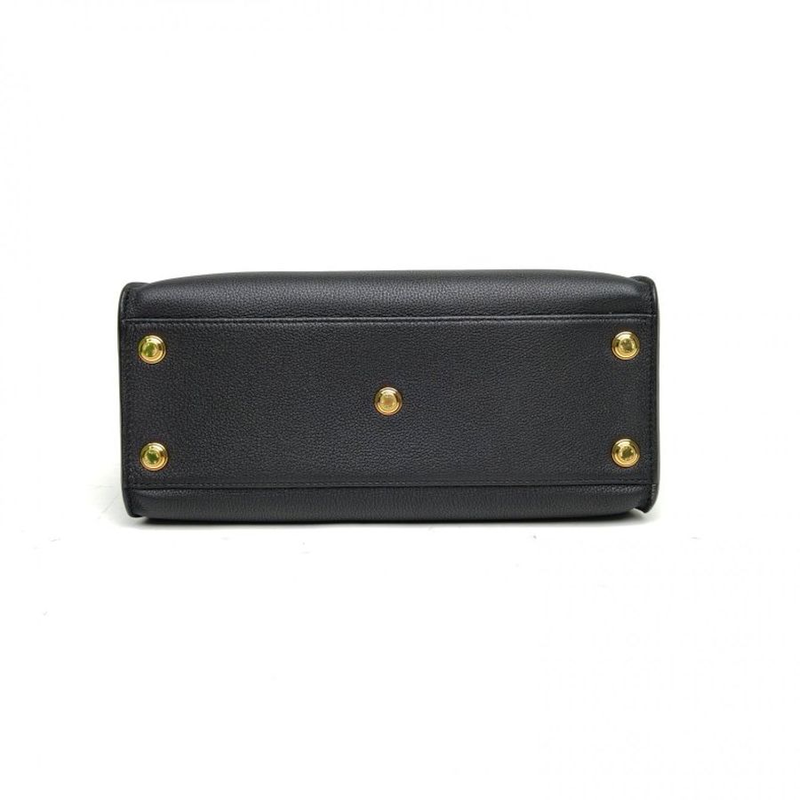 LOUIS VUITTON ONMYSIDE中號黑色牛皮革2020肩背包-4