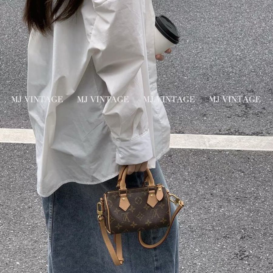 Louis Vuitton Nano Speedy 經典老花 晶片款-2