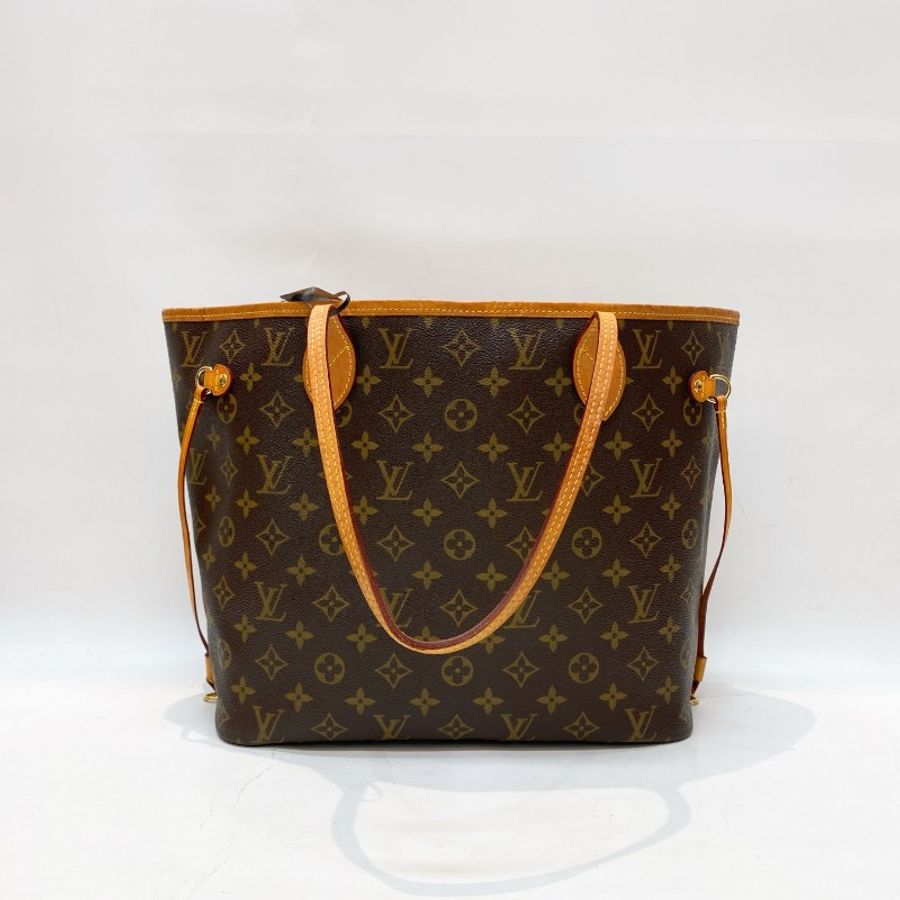 LV路易威登Neverfull老花中号米色内里托特包购物袋31*28*14-7