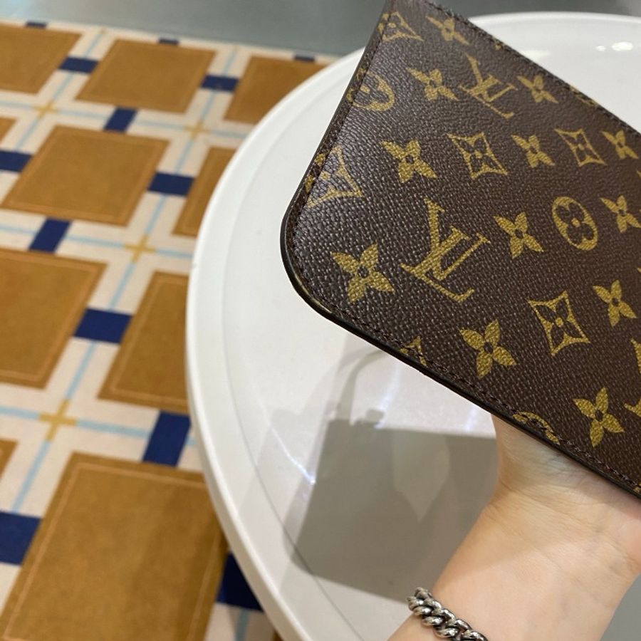 LV路易威登Neverfull老花中号米色内里托特包购物袋31*28*14-19