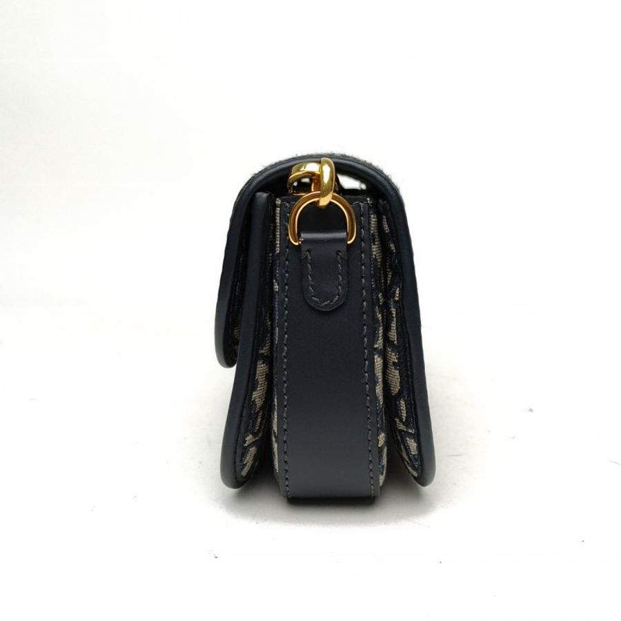 DIOR Montaigne蒙田Avenue中號老花帆布金扣肩背包-1
