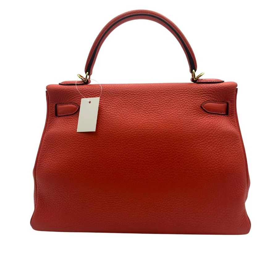 【美收精品】HERMES 牡丹紅Kelly32 C-700【隔月月中將轉賣至日本 上架期限30天】-2