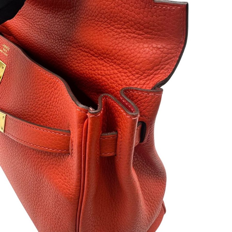【美收精品】HERMES 牡丹紅Kelly32 C-700【隔月月中將轉賣至日本 上架期限30天】-13