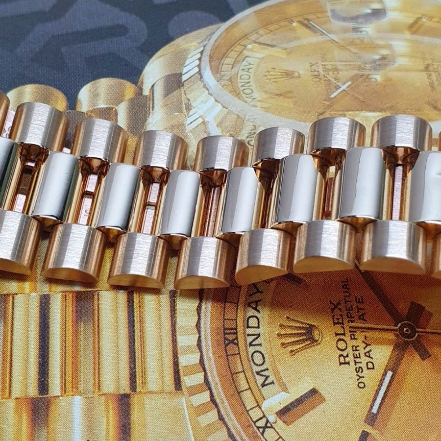 【大眾名錶】ROLEX勞力士 18238 Day-Date 18K金 稀有DD款 原廠MR多層鑽面盤 大眾名錶B1452-8