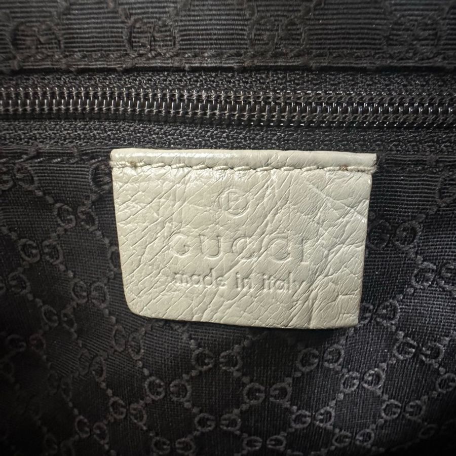 【赫蒂國際精品】 Gucci 鴕鳥皮半圓形手提肩背包 vintage 二手 中古-25