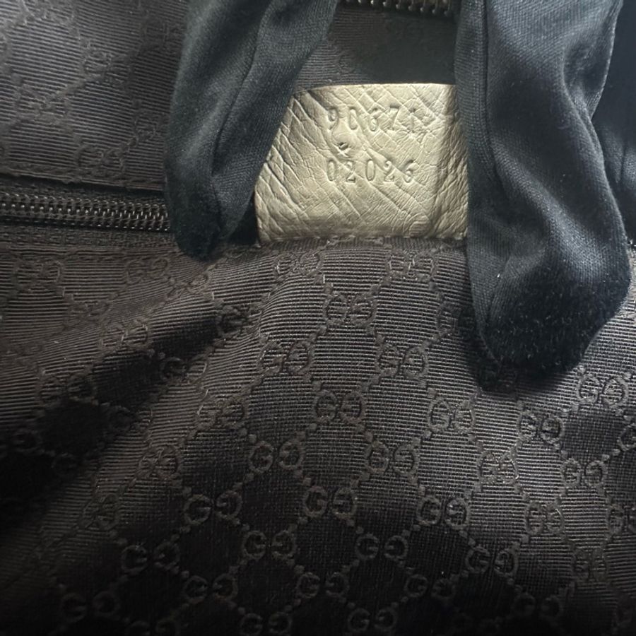 【赫蒂國際精品】 Gucci 鴕鳥皮半圓形手提肩背包 vintage 二手 中古-26