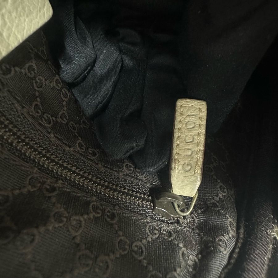 【赫蒂國際精品】 Gucci 鴕鳥皮半圓形手提肩背包 vintage 二手 中古-27