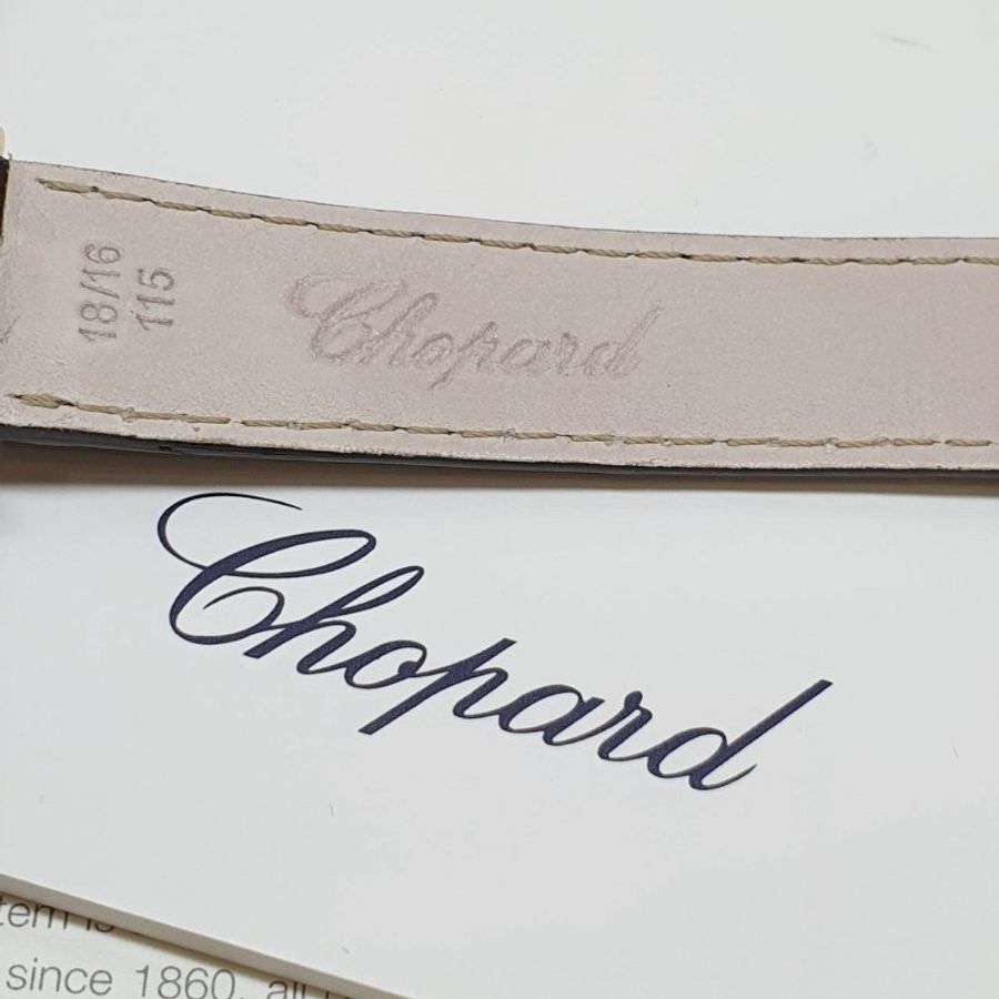 【大眾名錶】CHOPARD 蕭邦163154-5011 Classic系列 18K金 白色數字面 原廠鑽圈鑽腳 大眾名錶B1453-7