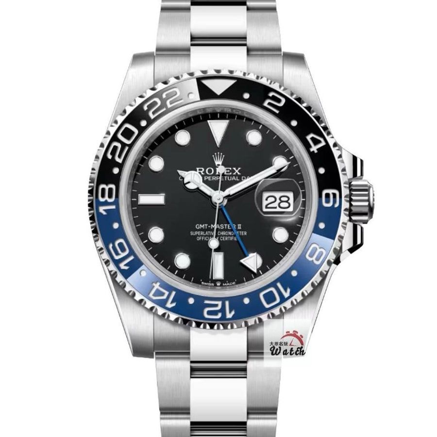 【大眾名錶】ROLEX勞力士126710BLNR 2025/07全配件 GMT兩地時區 蝙蝠俠 黑藍圈 已貼膜 錶徑40mm 大眾名錶G352-0