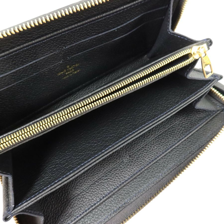 LOUIS VUITTON Monogram Empreinte Zippy Long Wallet金扣長錢包-3
