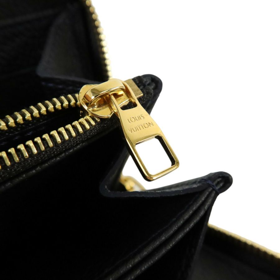 LOUIS VUITTON Monogram Empreinte Zippy Long Wallet金扣長錢包-4