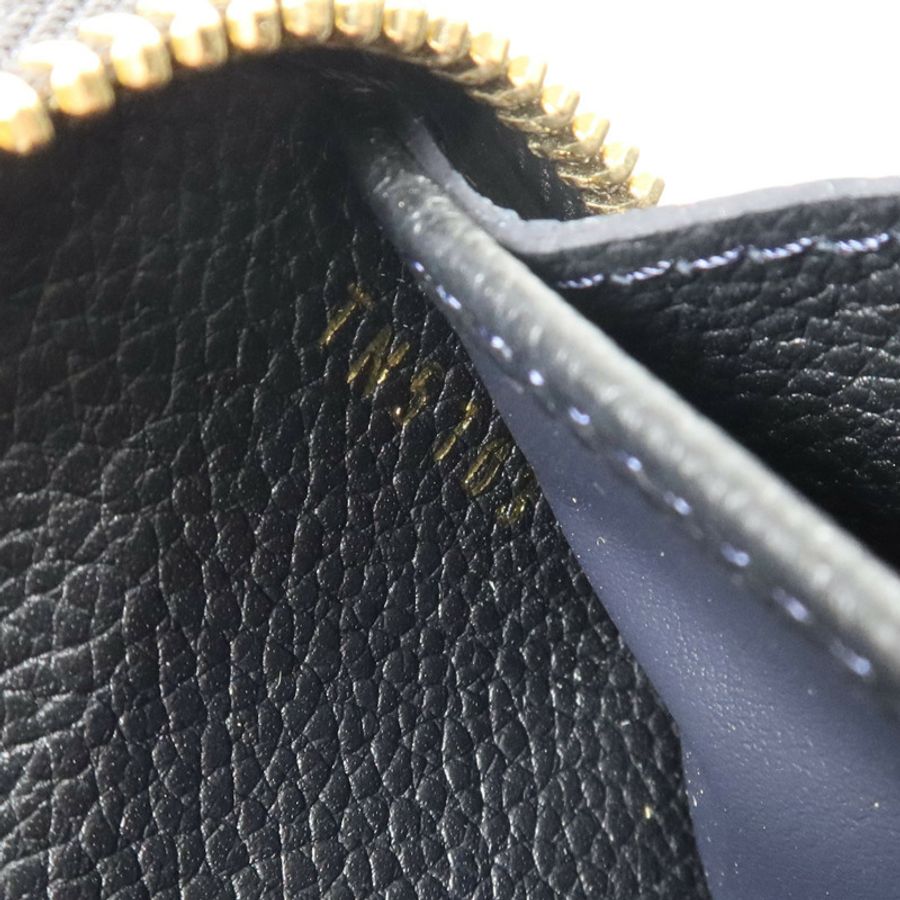 LOUIS VUITTON Monogram Empreinte Zippy Long Wallet金扣長錢包-6