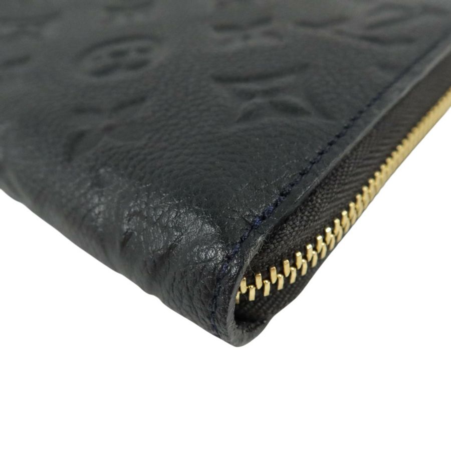 LOUIS VUITTON Monogram Empreinte Zippy Long Wallet金扣長錢包-10