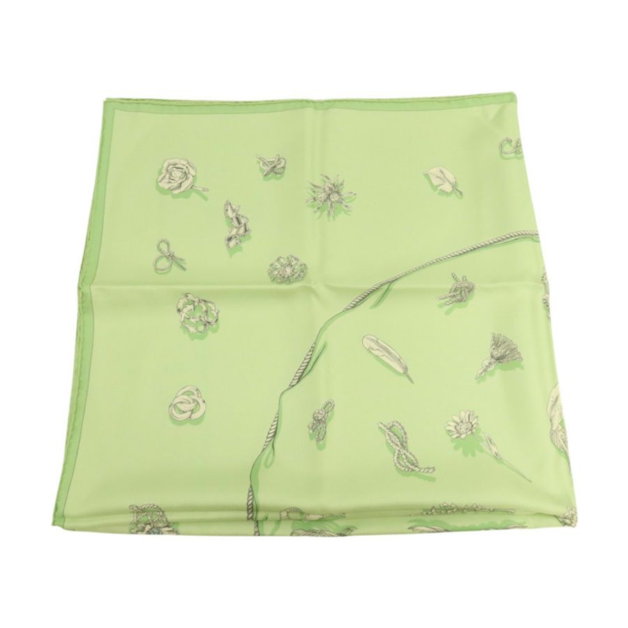 HERMES 絲質Scarf 90x90cm絲巾-1