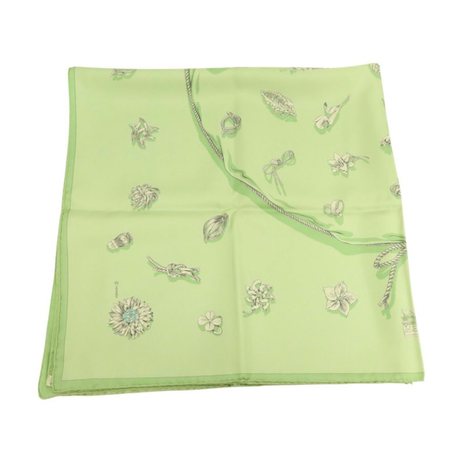 HERMES 絲質Scarf 90x90cm絲巾-3