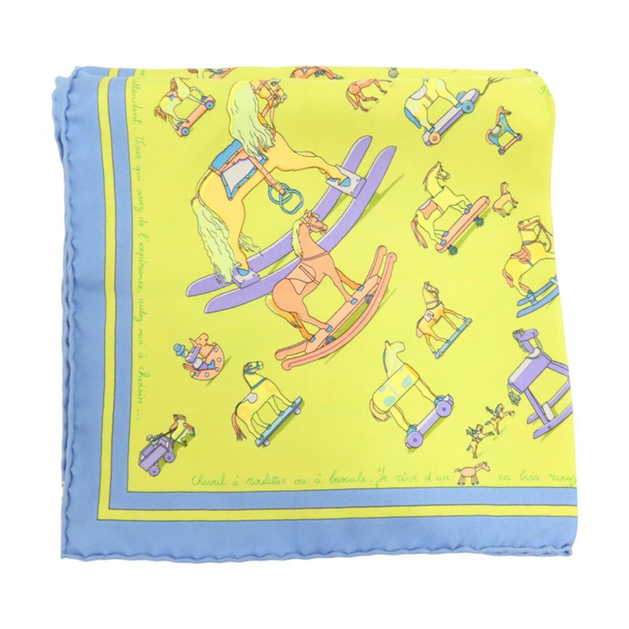 HERMES 絲質Scarf 45x45cm絲巾-3