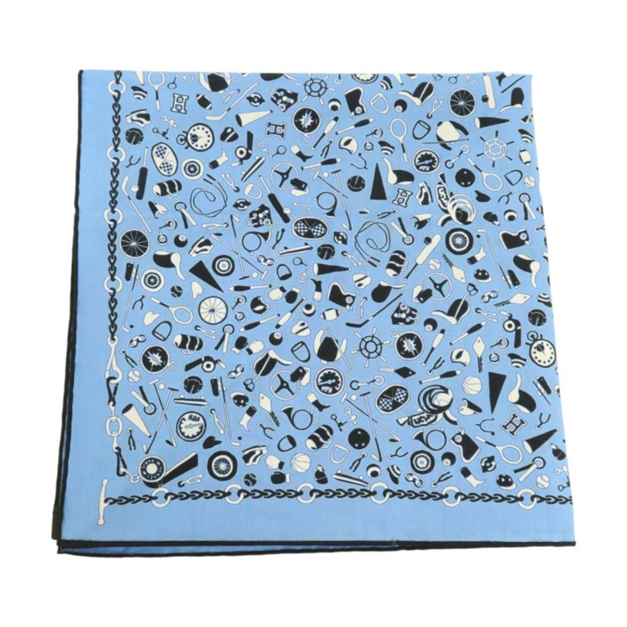 HERMES 棉質Scarf 90x90cm棉巾-2