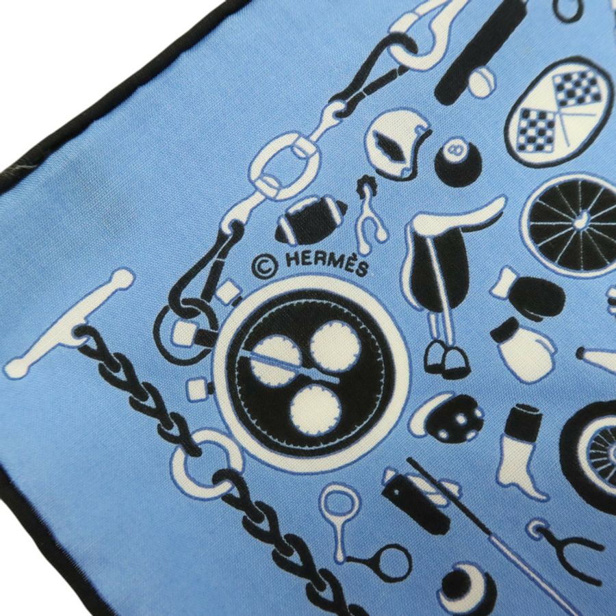 HERMES 棉質Scarf 90x90cm棉巾-6