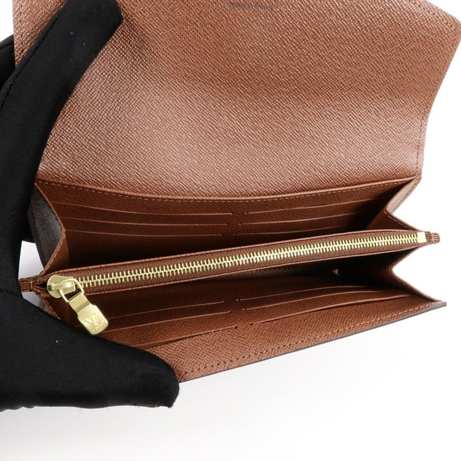 LOUIS VUITTON Monogram Portefeuille Sara金扣長錢包-6