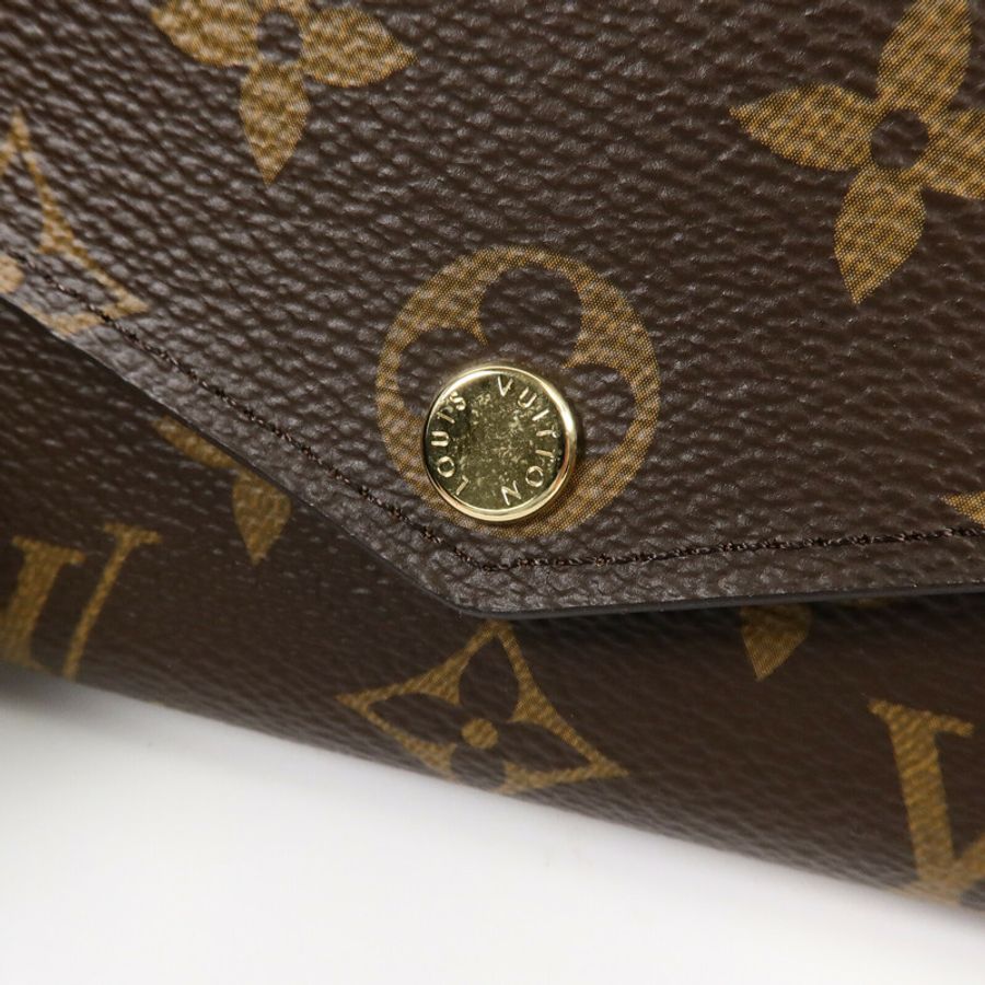 LOUIS VUITTON Monogram Portefeuille Sara金扣長錢包-8