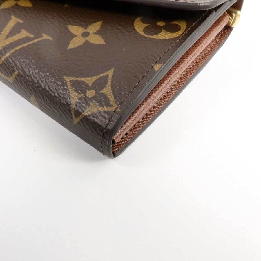 LOUIS VUITTON Monogram Portefeuille Sara金扣長錢包-9