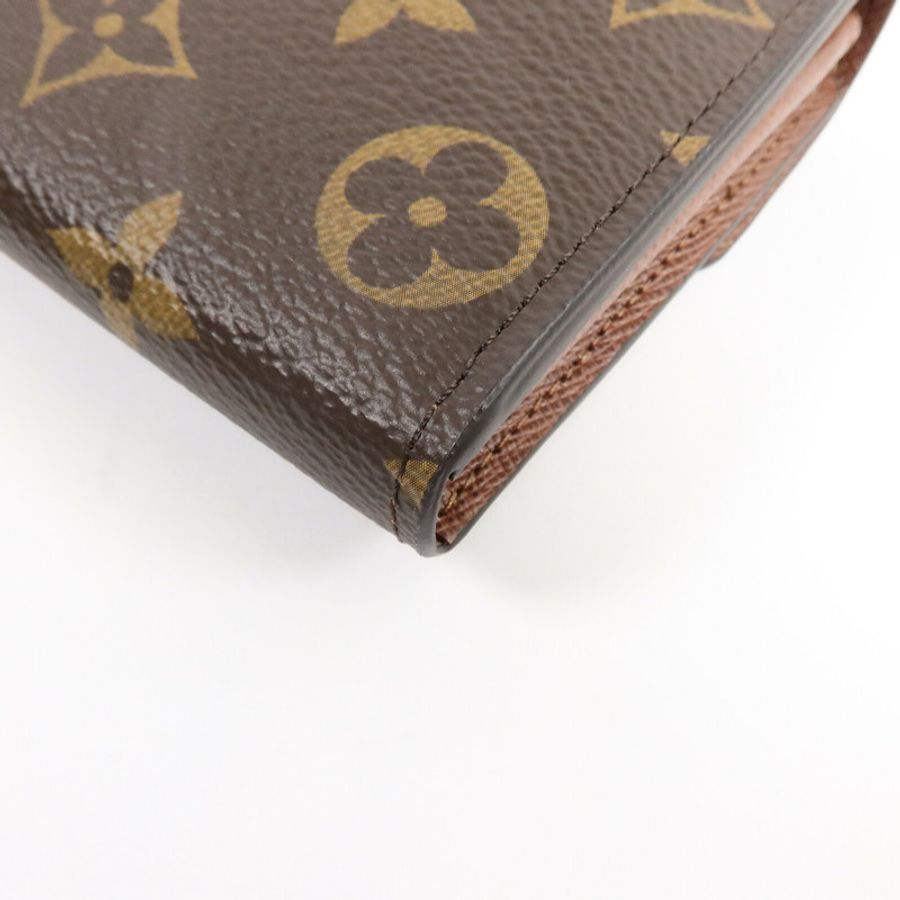 LOUIS VUITTON Monogram Portefeuille Sara金扣長錢包-11