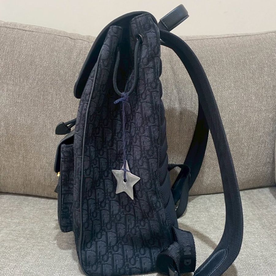 DIOR 經典Saddle 翻蓋後背包-3