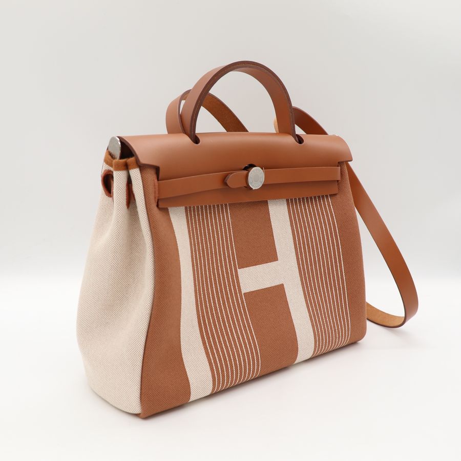 Hermès 愛馬仕 Herbag 31 棕色 斜挎包-2