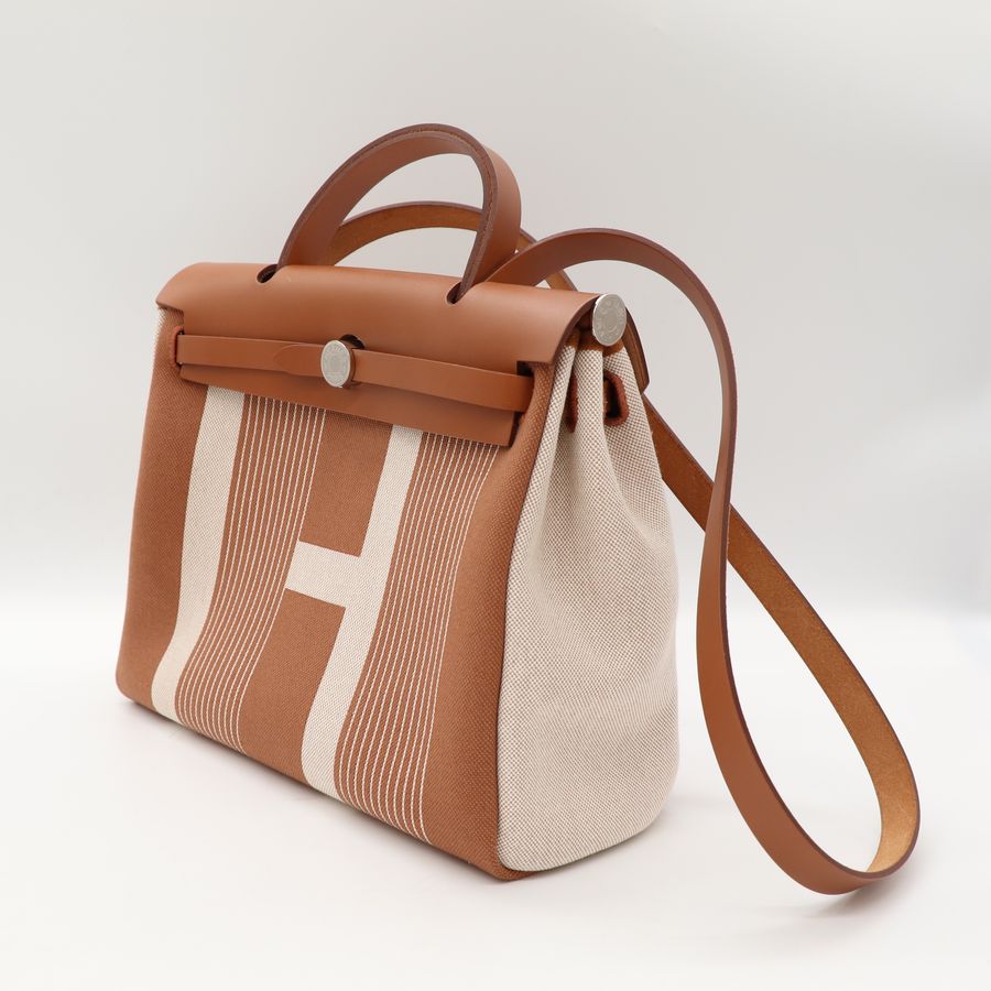 Hermès 愛馬仕 Herbag 31 棕色 斜挎包-3