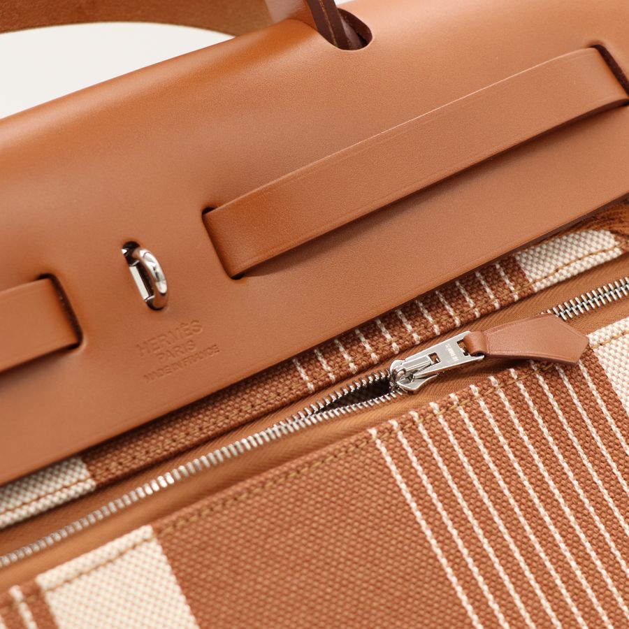 Hermès 愛馬仕 Herbag 31 棕色 斜挎包-8