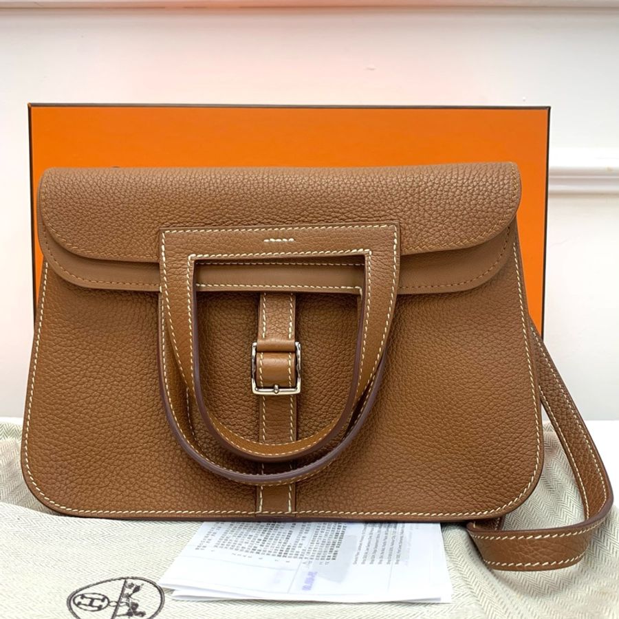 Full set Hermes Halzan 25 金棕色-0