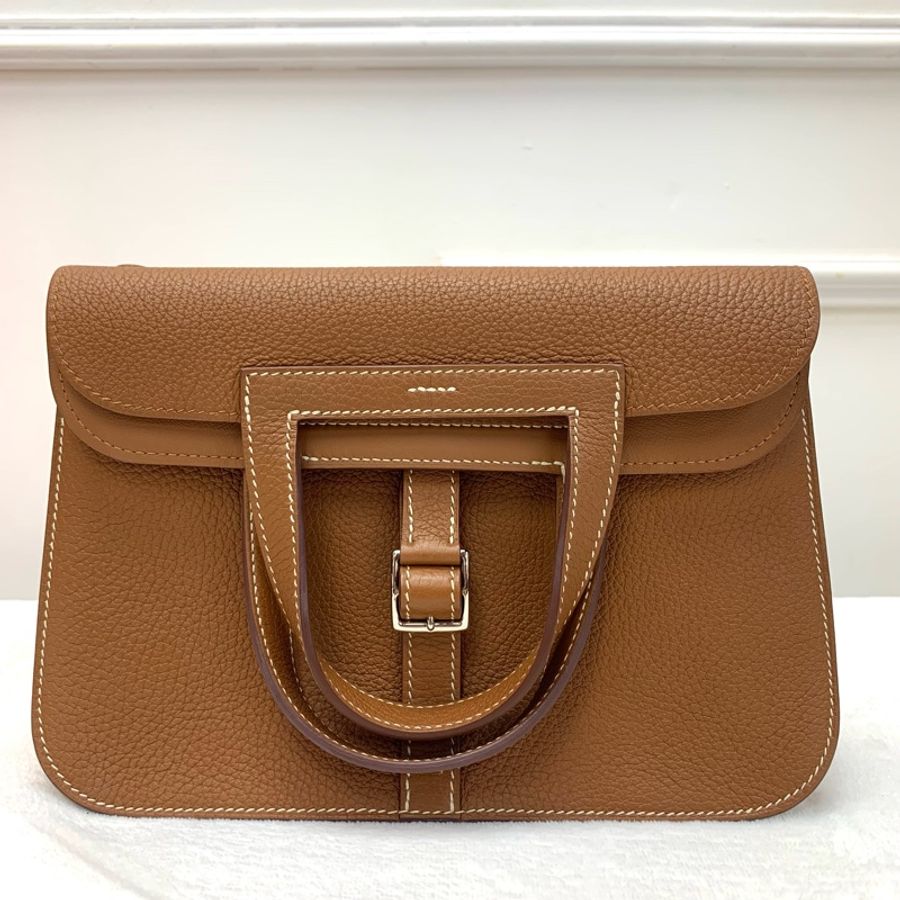 Full set Hermes Halzan 25 金棕色-1