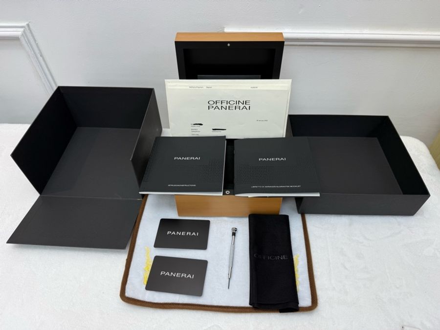 Full set 沛納海廬米系列 Panerai Luminor Marina 「送:原裝白色錶帶一套」-1