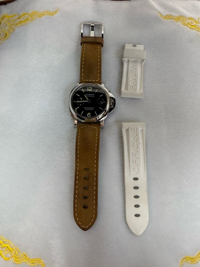 Full set 沛納海廬米系列 Panerai Luminor Marina 「送:原裝白色錶帶一套」-2